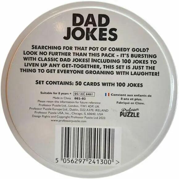 100 Classic Dad Jokes Tin