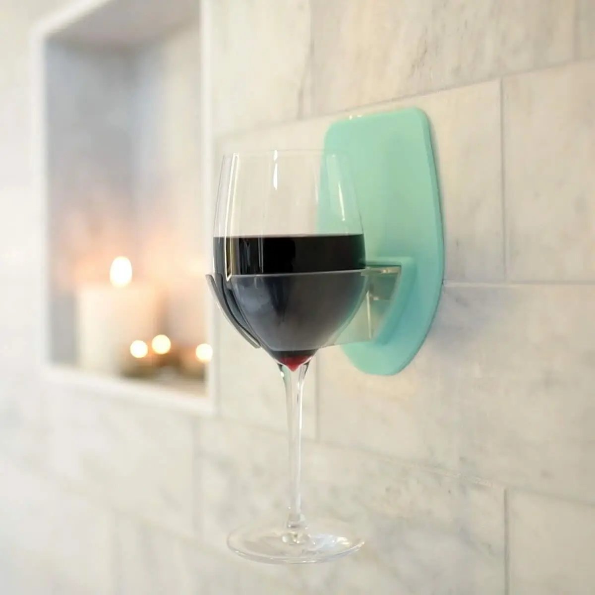 30 Watt Silicone Wine Glass Holder For Bath & Shower