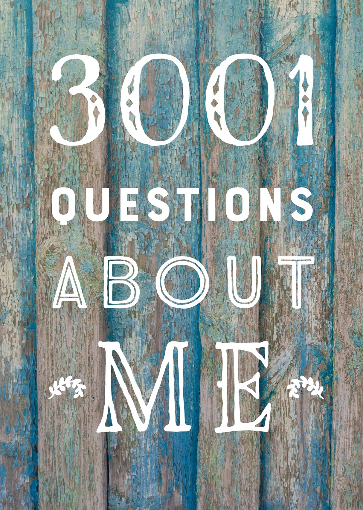 3,001 Questions About Me - Second Edition (Volume 40) (Creative Keepsakes, 40) by Editors of Chartwell Books