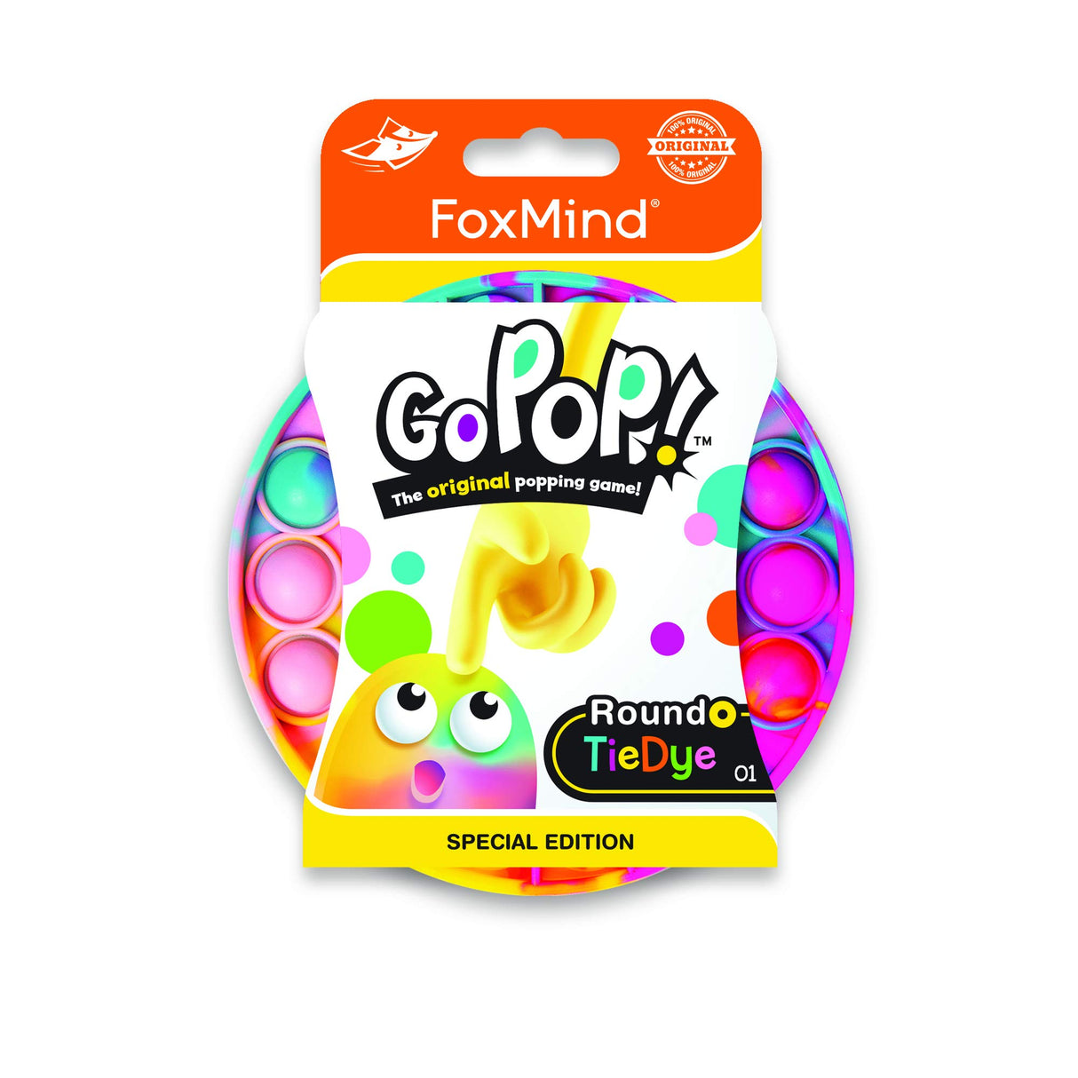 Foxmind Games Go Pop! Roundo Tie Dye Special Edition