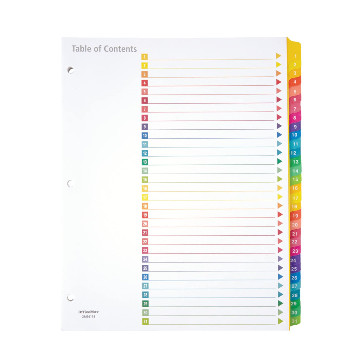 Office Depot - Folder Tabs