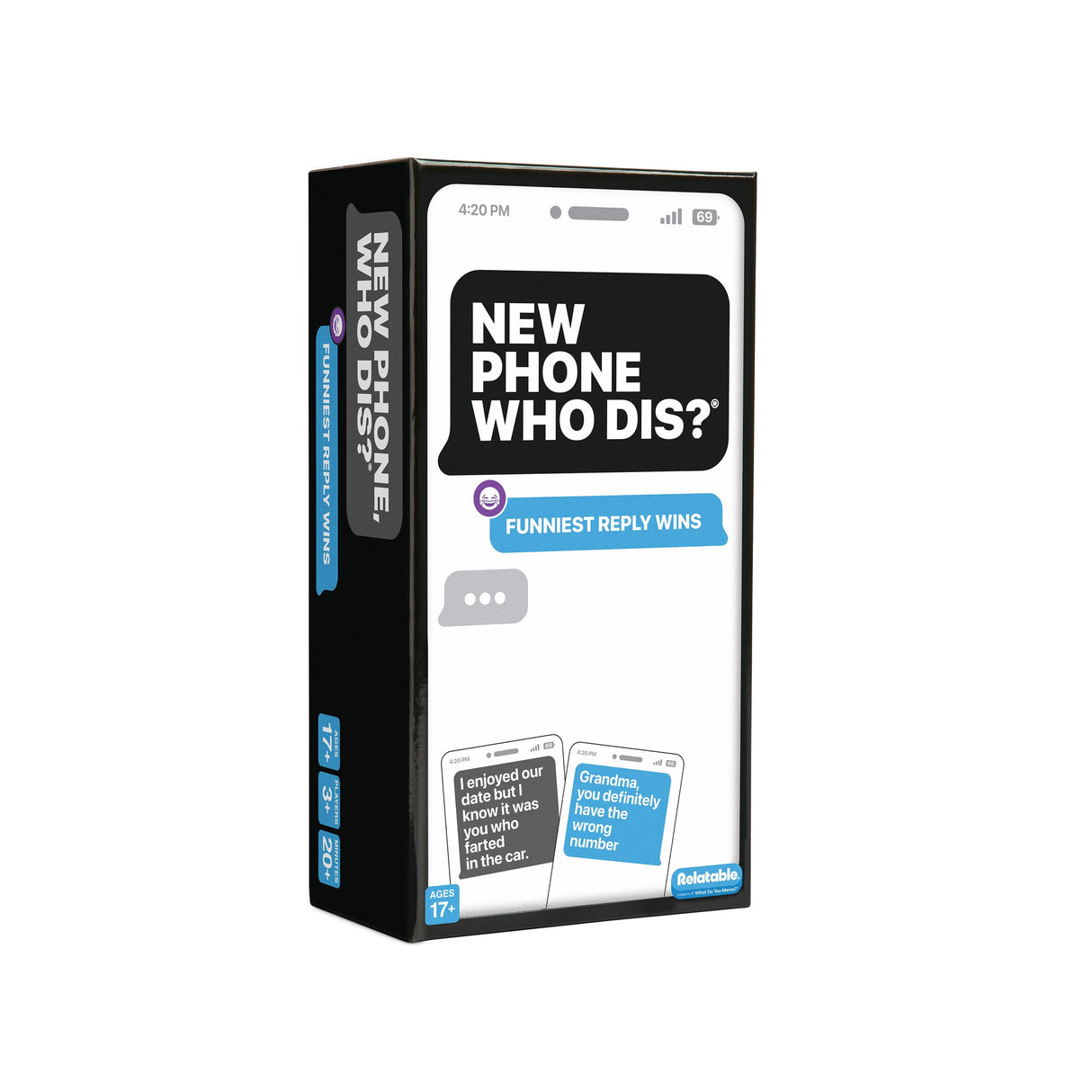 What Do You Meme? New Phone, Who Dis? - The 100% Offline Text Messaging Party Game With Refreshed Content - Board Games For Adults, Fun Games By Relatable