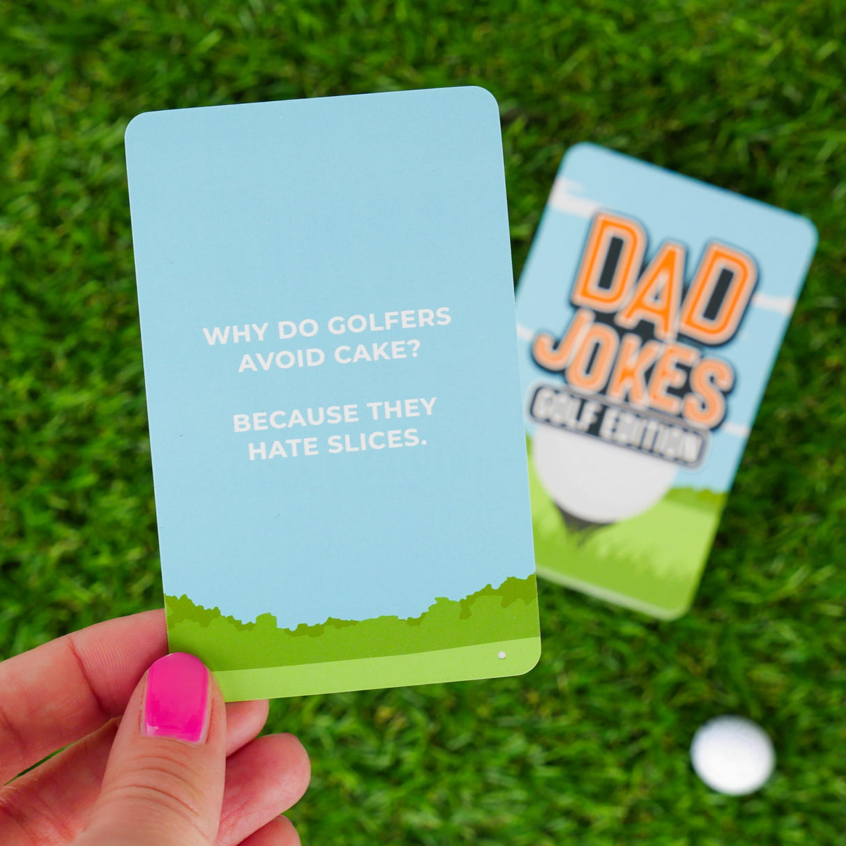 Gift Republic Dad Jokes Golf Edition - 100 Dad Joke Cards - Funny Golf Jokes, Word Games and One Liners