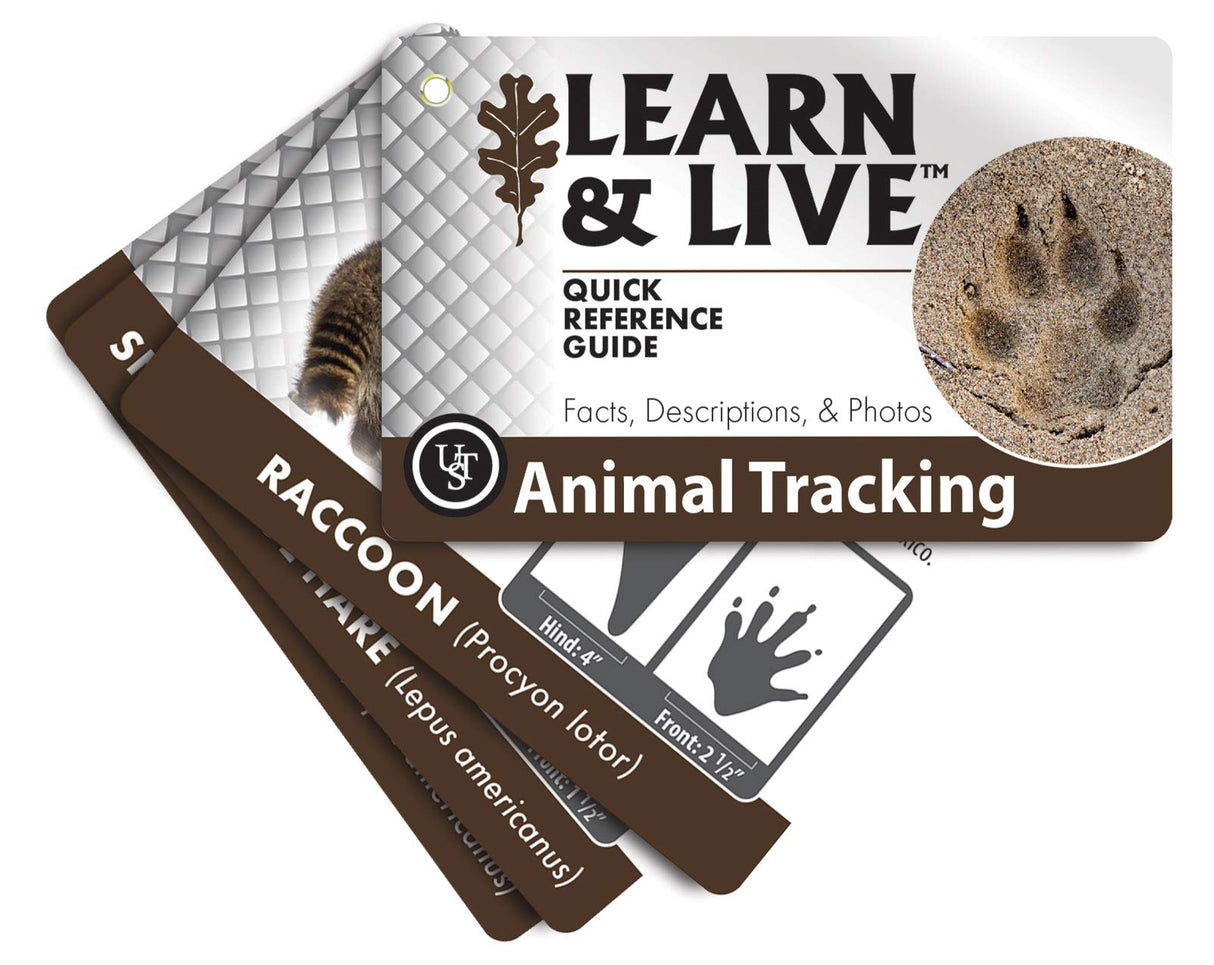 UST Learn & Live Educational Card Set - Animal Tracking