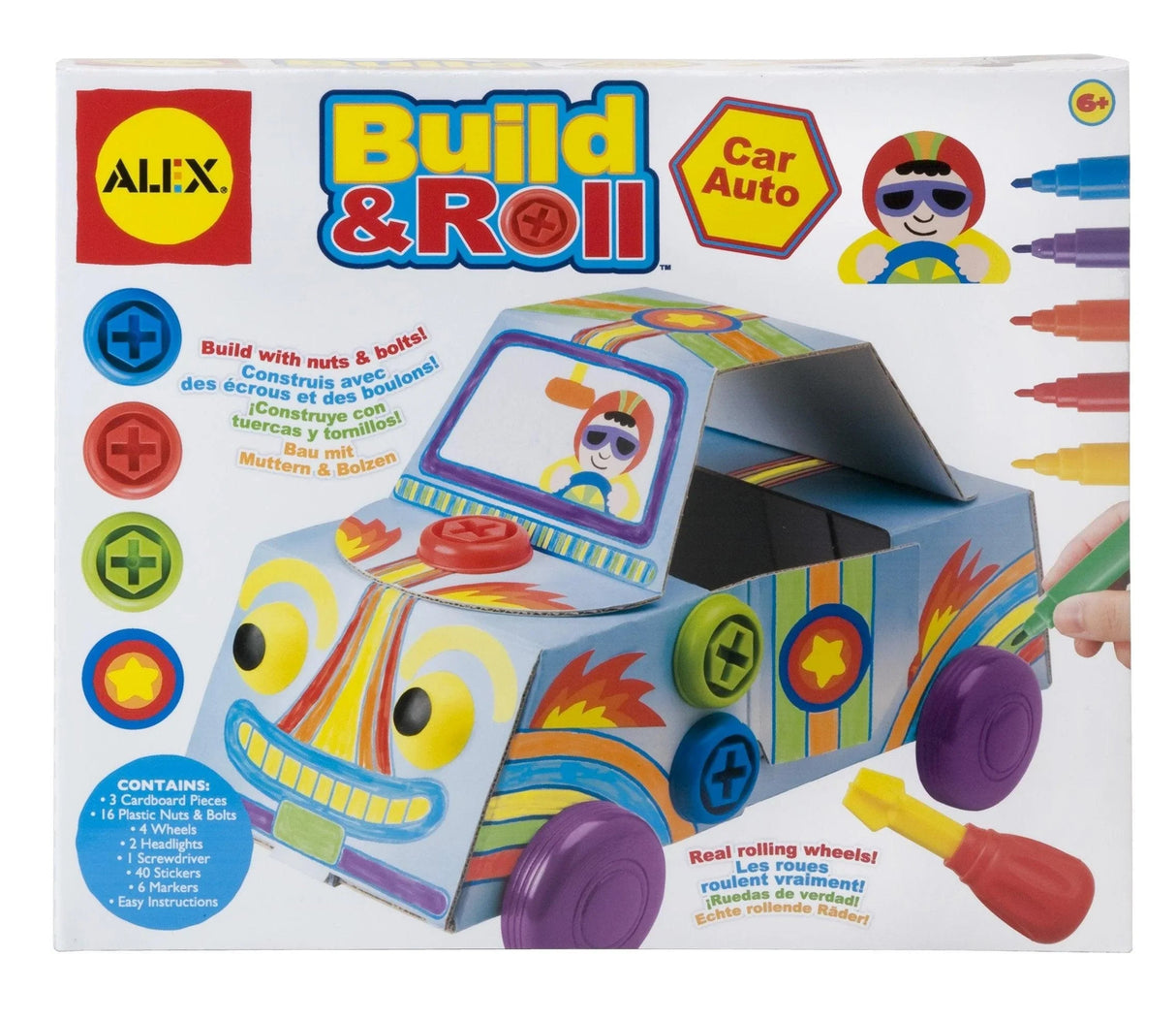ALEX Toys Craft Build & Roll Car ALEX