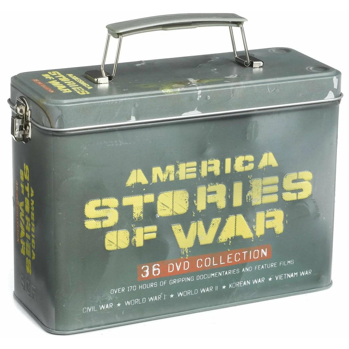 America: Stories of War 36 DVD Collection - open box condition