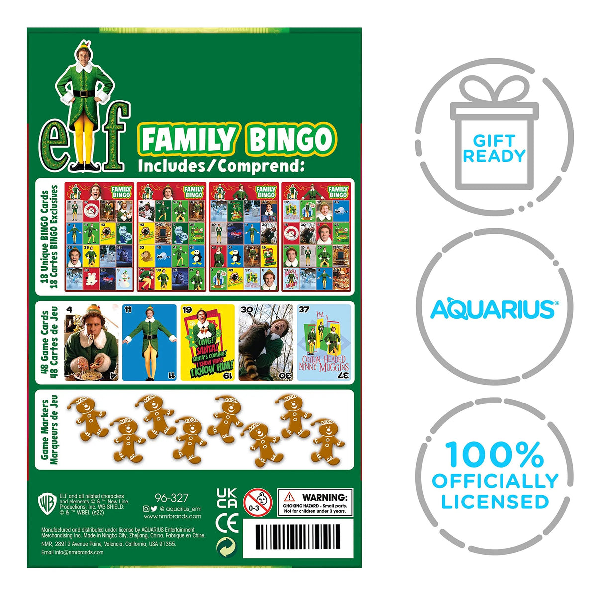 Aquarius - Elf Family Bingo Game