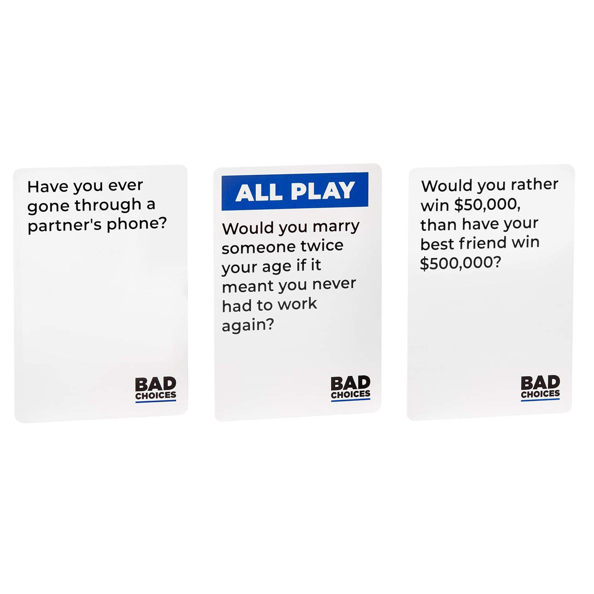 Bad Choices Party Game