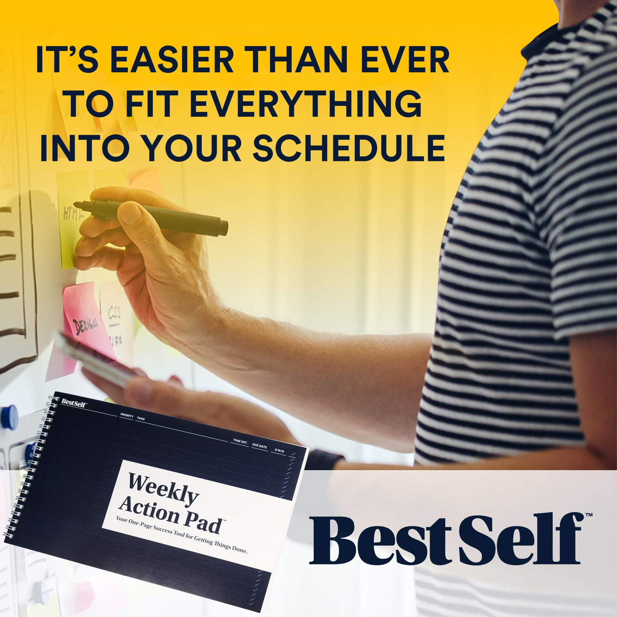 Bestself Co. Task Planner: 1 Year Of Tear-Off Daily To-Do List & Planner