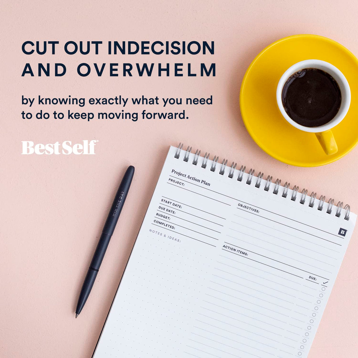 BestSelf Project Action Pad - Daily Task Planner BestSelf Co.