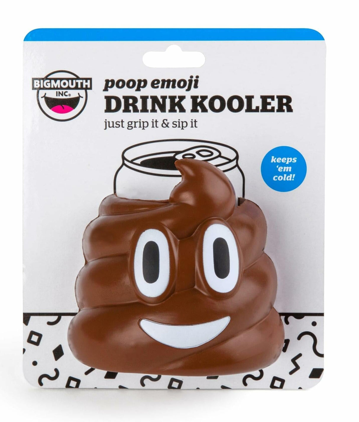 Bigmouth Inc Poop Emoji Drink Kooler Gag Gift