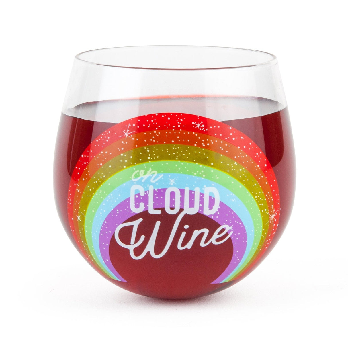 BigMouth Inc Stemless Wine Glass (On Cloud Wine) BigMouth