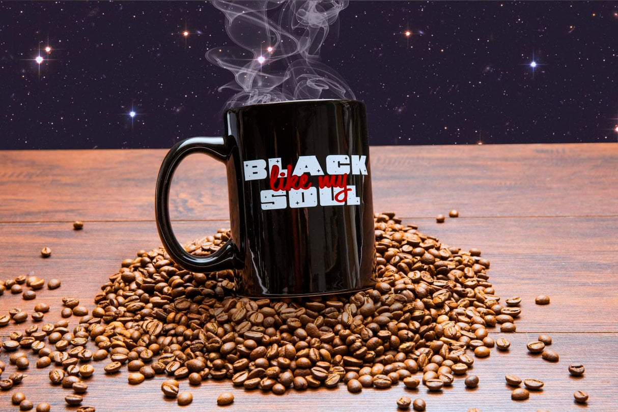 BigMouth "Black Like My Soul" Coffee Mug BigMouth