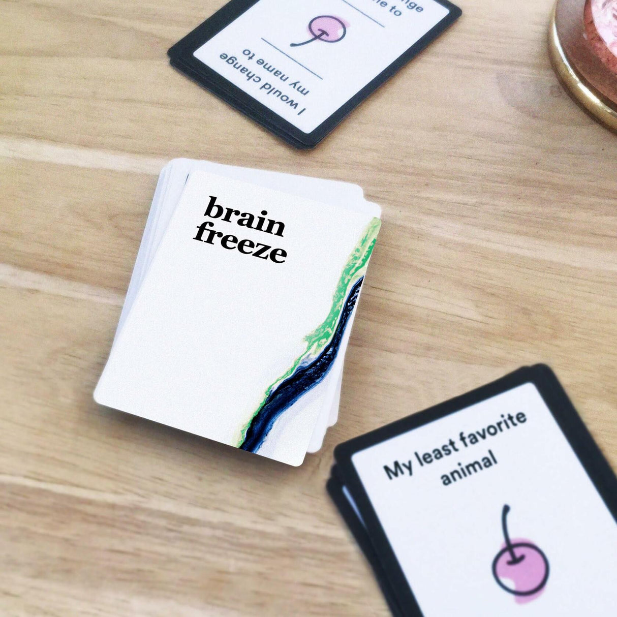 Brain Freeze Party Game - The Hilarious Speak-Before-You-Think Family Card Game