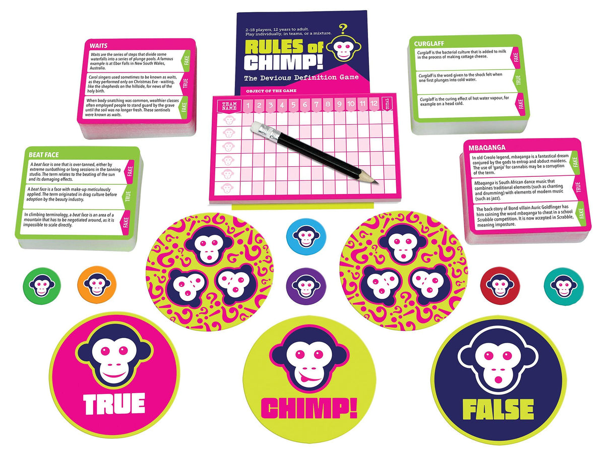 Cheatwell Games Chimp! The Devious Definition Game