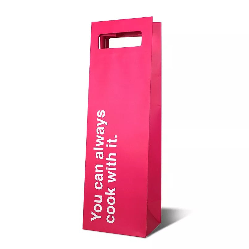 'Cook With It' Wine Gift Bag