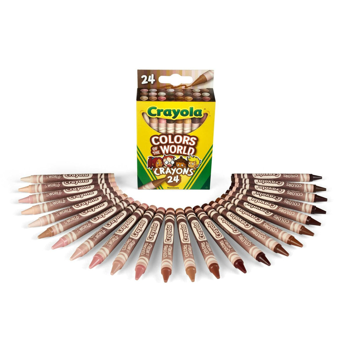 Crayola® Colors Of The World Crayons - Pack of 24 Crayons Crayola