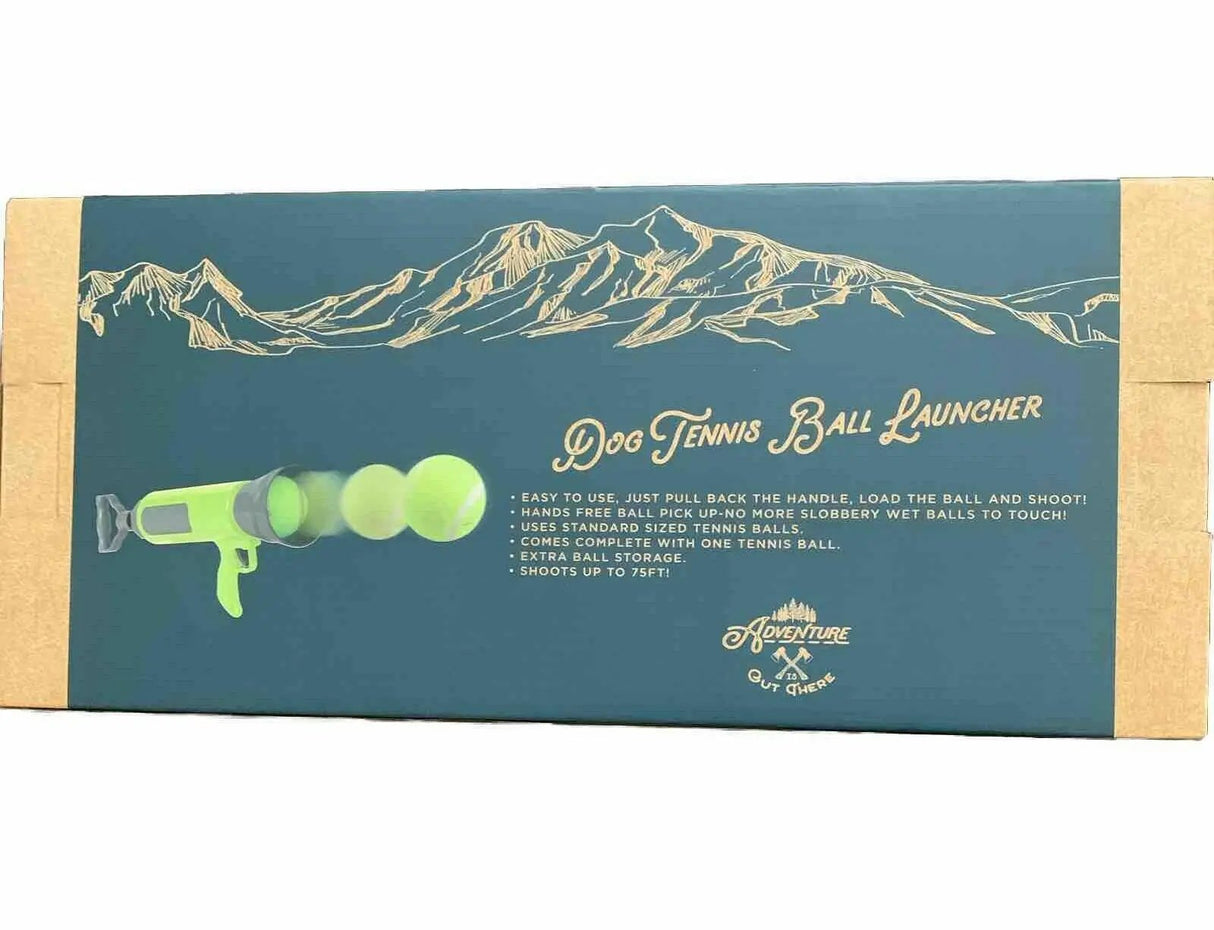 Dog tennis ball launcher bazooka adventure is out there New In Box