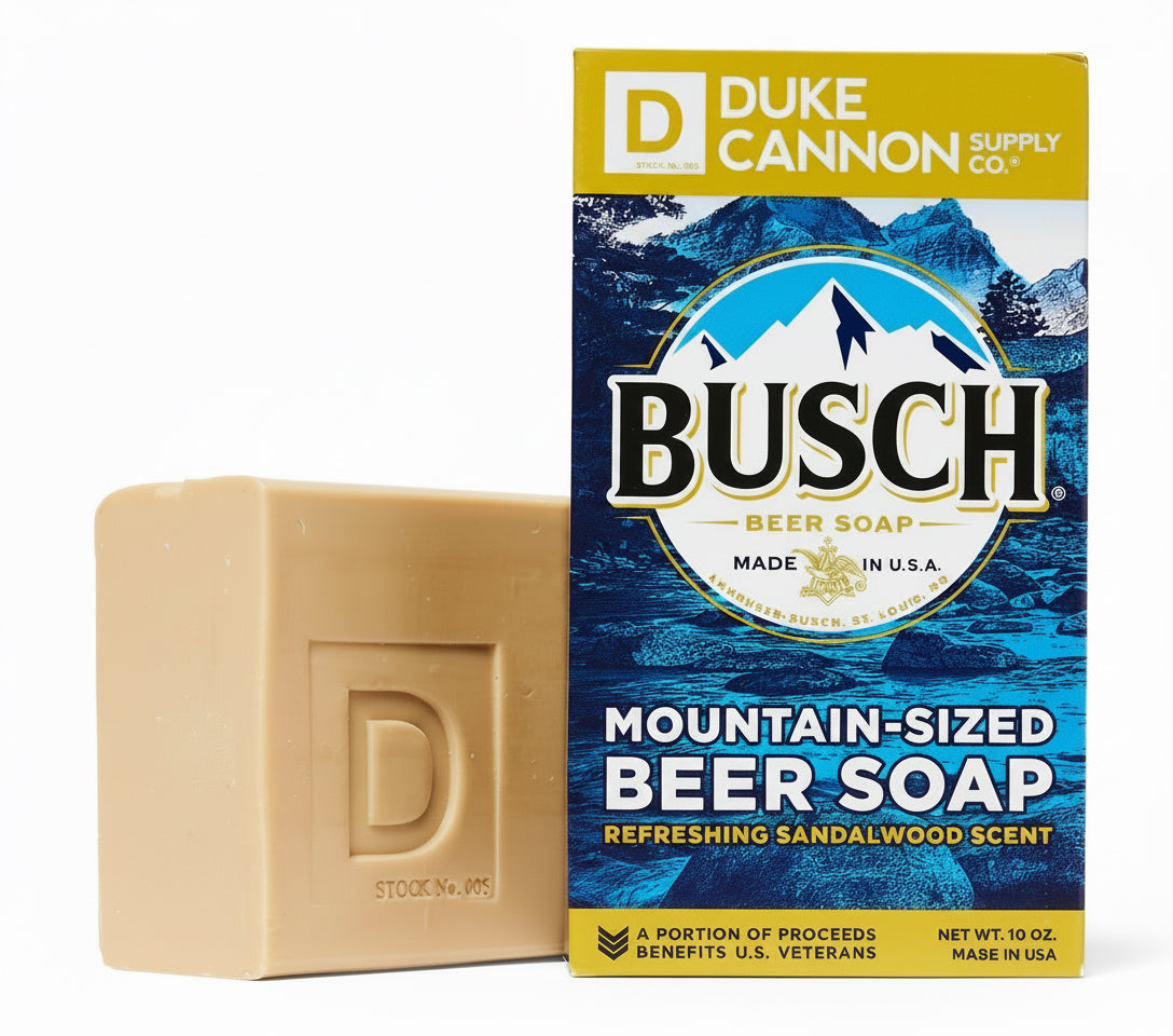 Duke Cannon Busch Beer Soap - Sandalwood Scent