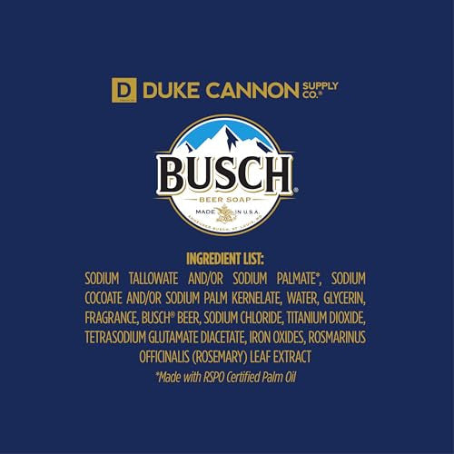 Duke Cannon Busch Beer Soap - Sandalwood Scent Duke Cannon Supply Co.