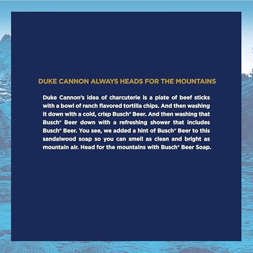 Duke Cannon Busch Beer Soap - Sandalwood Scent Duke Cannon Supply Co.