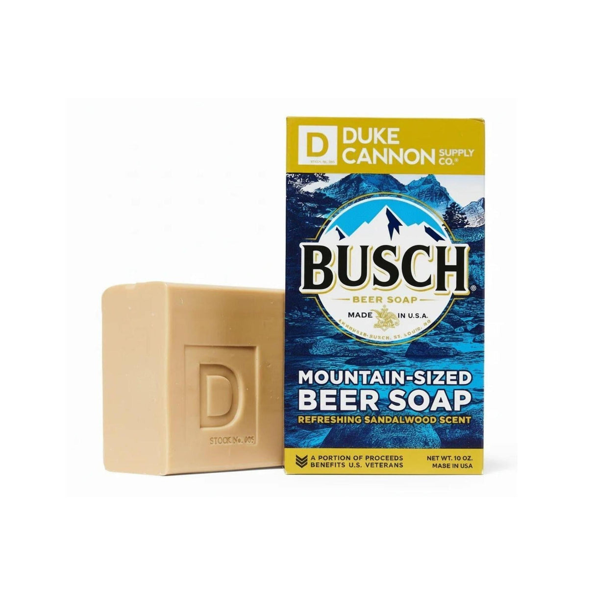 Duke Cannon Busch Beer Soap - Sandalwood Scent