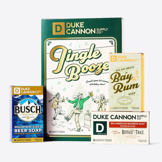 Duke Cannon Jingle Booze Big Ass Bricks of Soap Men's Gift Set