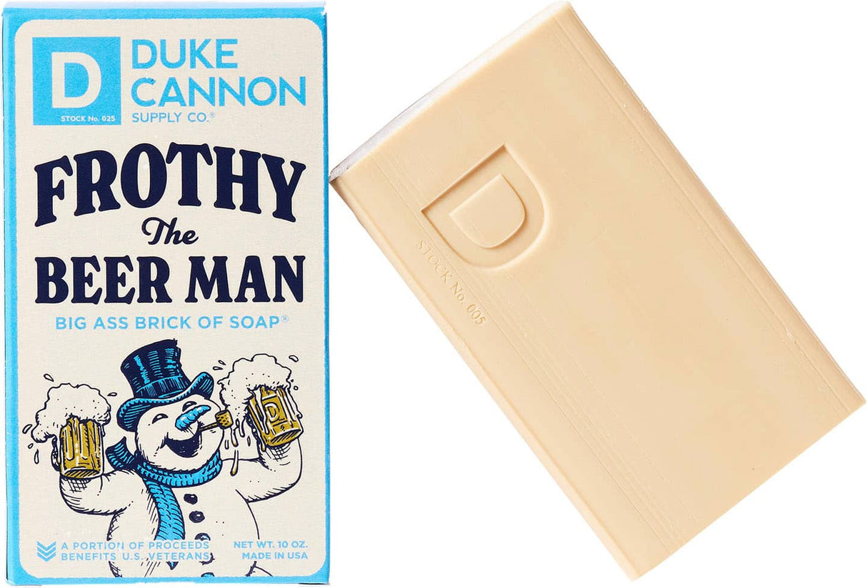 Duke Cannon Supply Co. Big Brick of Soap Bar -Holiday Edition: Frothy the Beer Duke Cannon Supply Co.