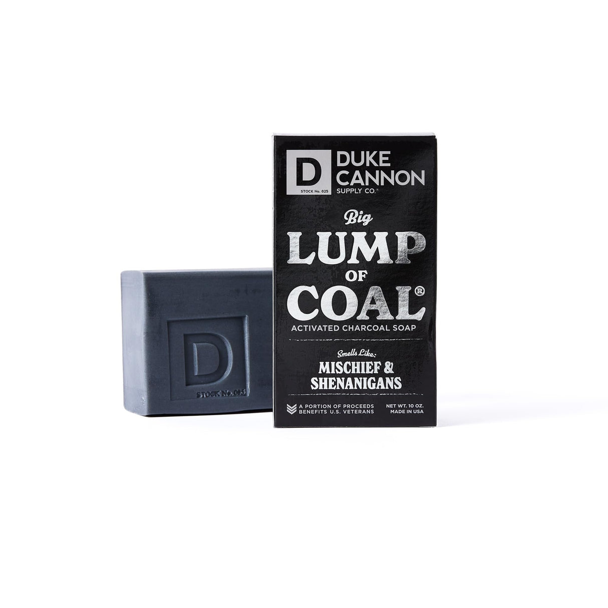 Duke Cannon Supply Co. Big Lump of Coal Soap Bar (Bergamot & Black Pepper Scent) Duke Cannon Supply Co.