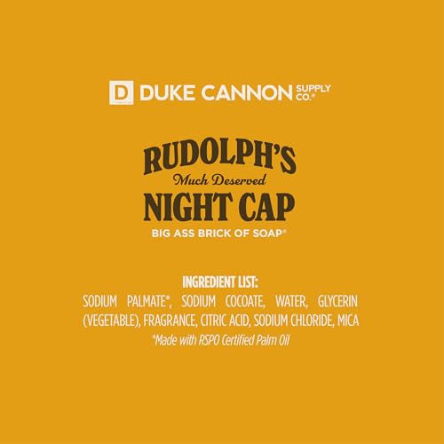 Duke Cannon Supply Co. Rudolph's Much Deserved Night Cap Bar Soap Duke Cannon Supply Co.
