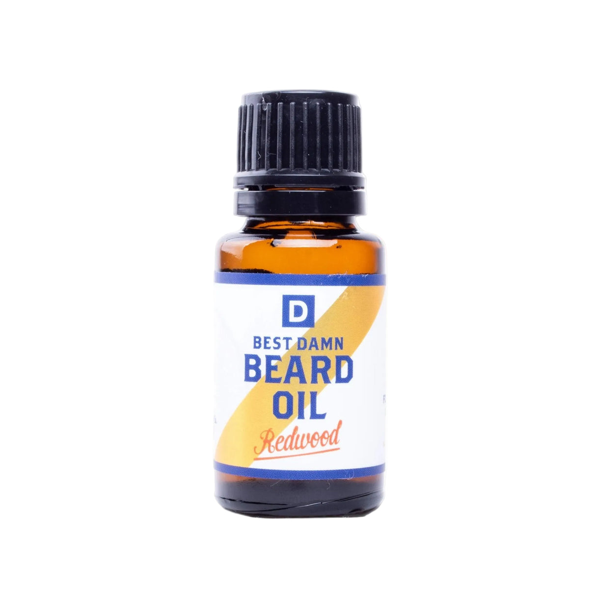 Duke Cannon Supply Co. Best Damn Beard Oil, Redwood Scent 0.5oz Travel Size
