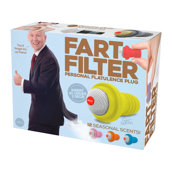 Prank-O Gag Gift box - Fart Filter (small size)