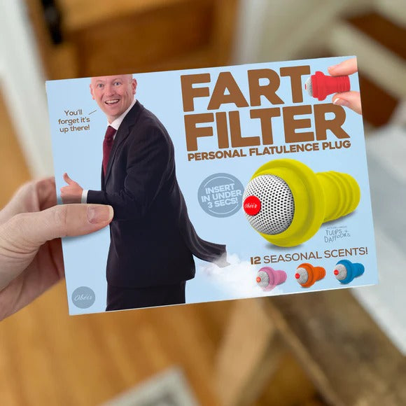 Prank-O Gag Gift box - Fart Filter (small size)