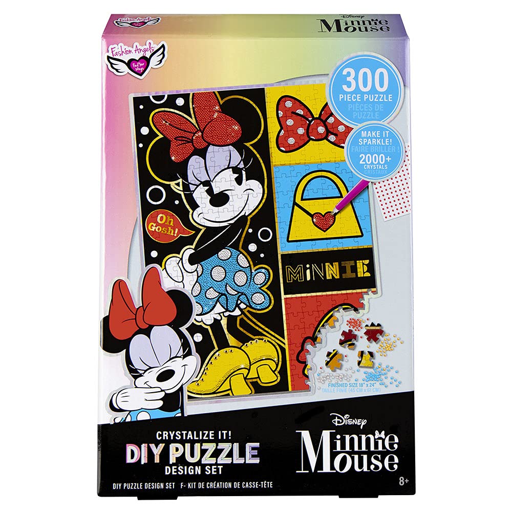 Fashion Angels Disney Minnie Mouse Crystalize It! DIY Puzzle Kit Fashion Angels