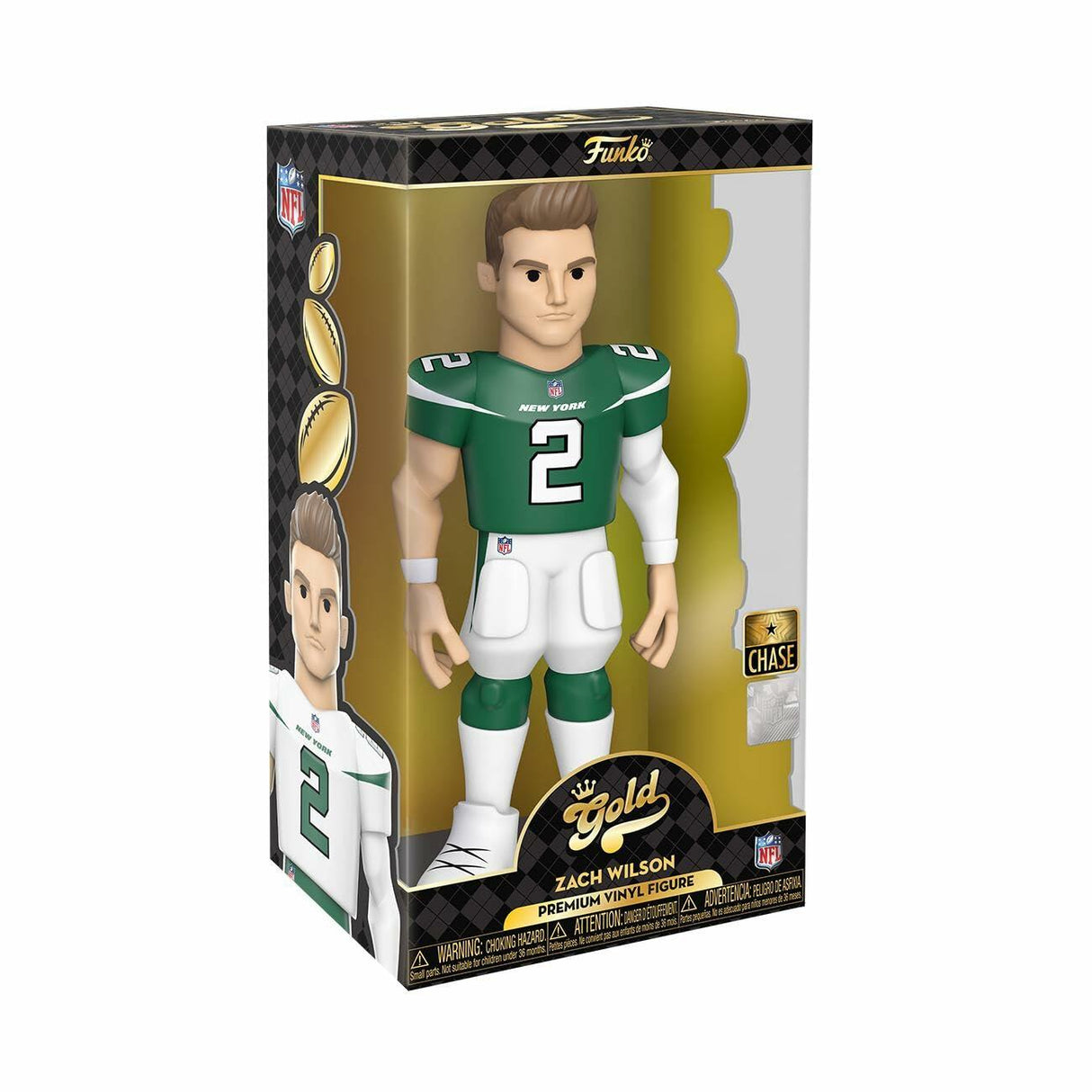 Funko Gold NFL: NY Jets - Zach Wilson - Collectable 12" Figure