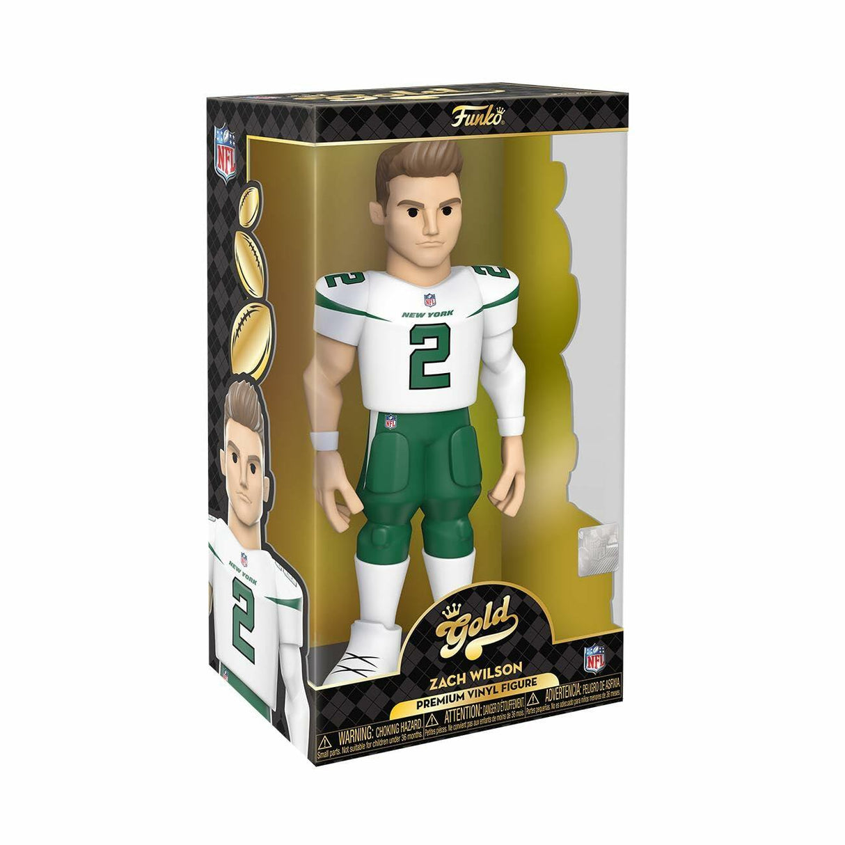 Funko Gold NFL: NY Jets - Zach Wilson - Collectable 12" Figure