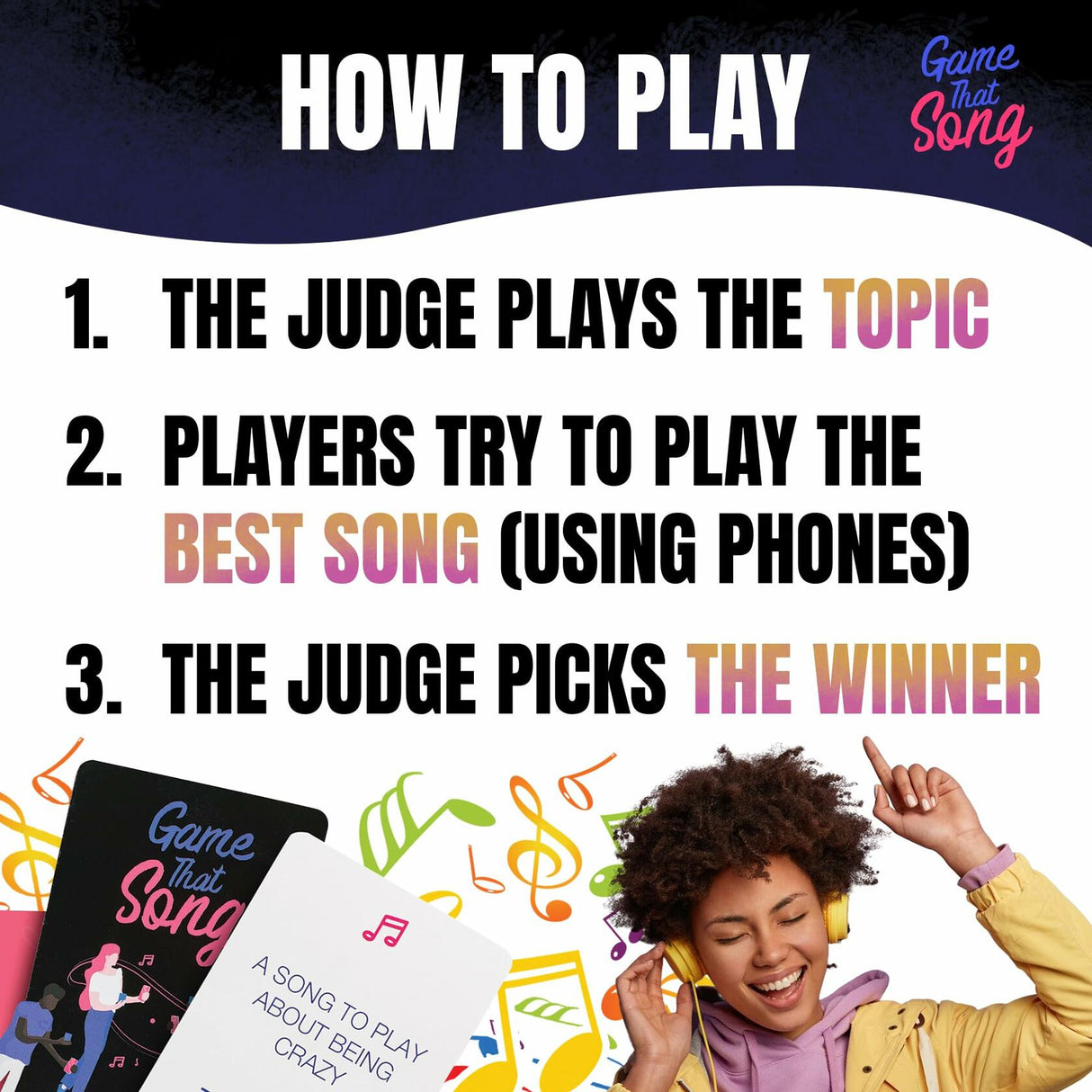 Game That Song - Fun Music Card Game Game That Song