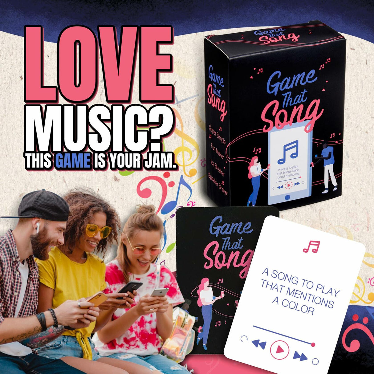 Game That Song - Fun Music Card Game Game That Song