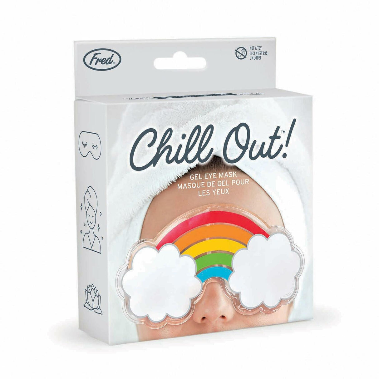 Genuine Fred Chill Out Eye Mask - Rainbow