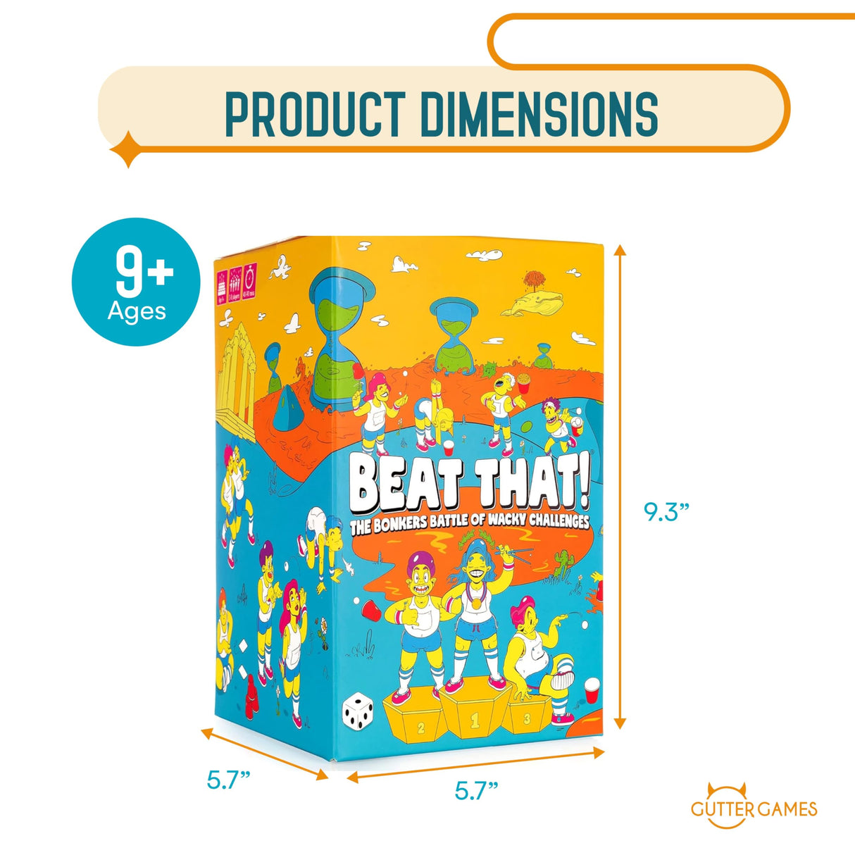 Gutter Games Beat That! The Bonkers Battle of Wacky Challenges Gutter Games