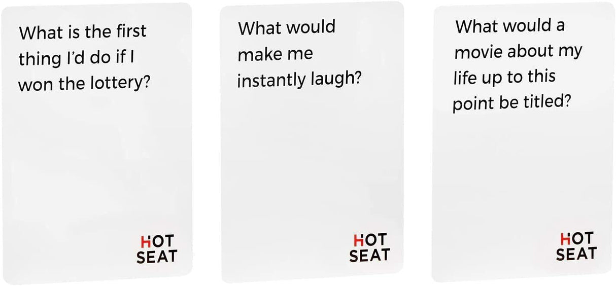 HOT SEAT Party Game - The Family Card Game That's All About You Dyce Games
