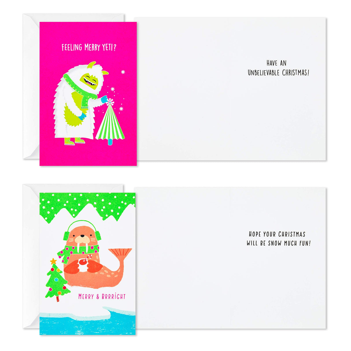 Hallmark Boxed Christmas Cards (6 Designs, 24 Cards with Envelopes)