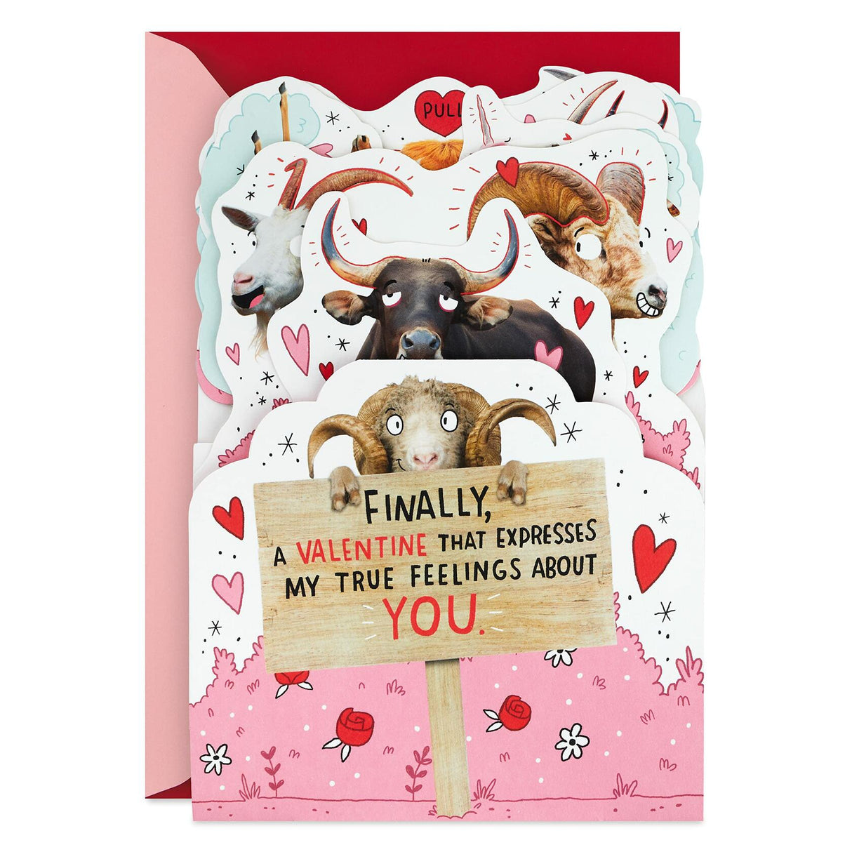 Hallmark Horny Animals Funny Pop Up Valentines Day Card Hallmark