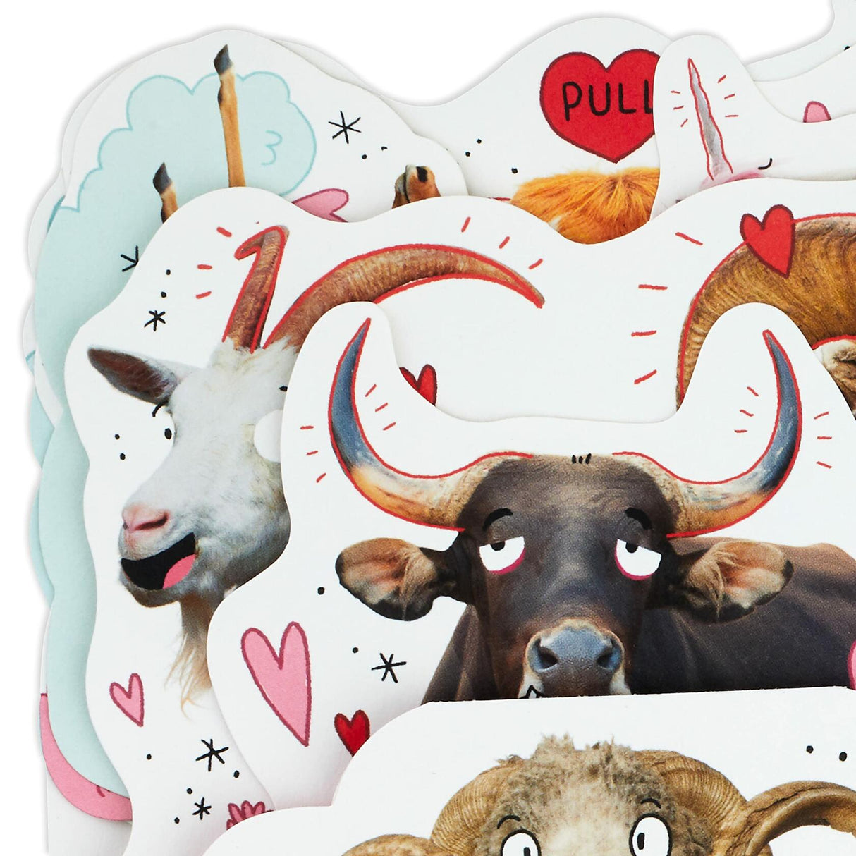 Hallmark Horny Animals Funny Pop Up Valentines Day Card Hallmark