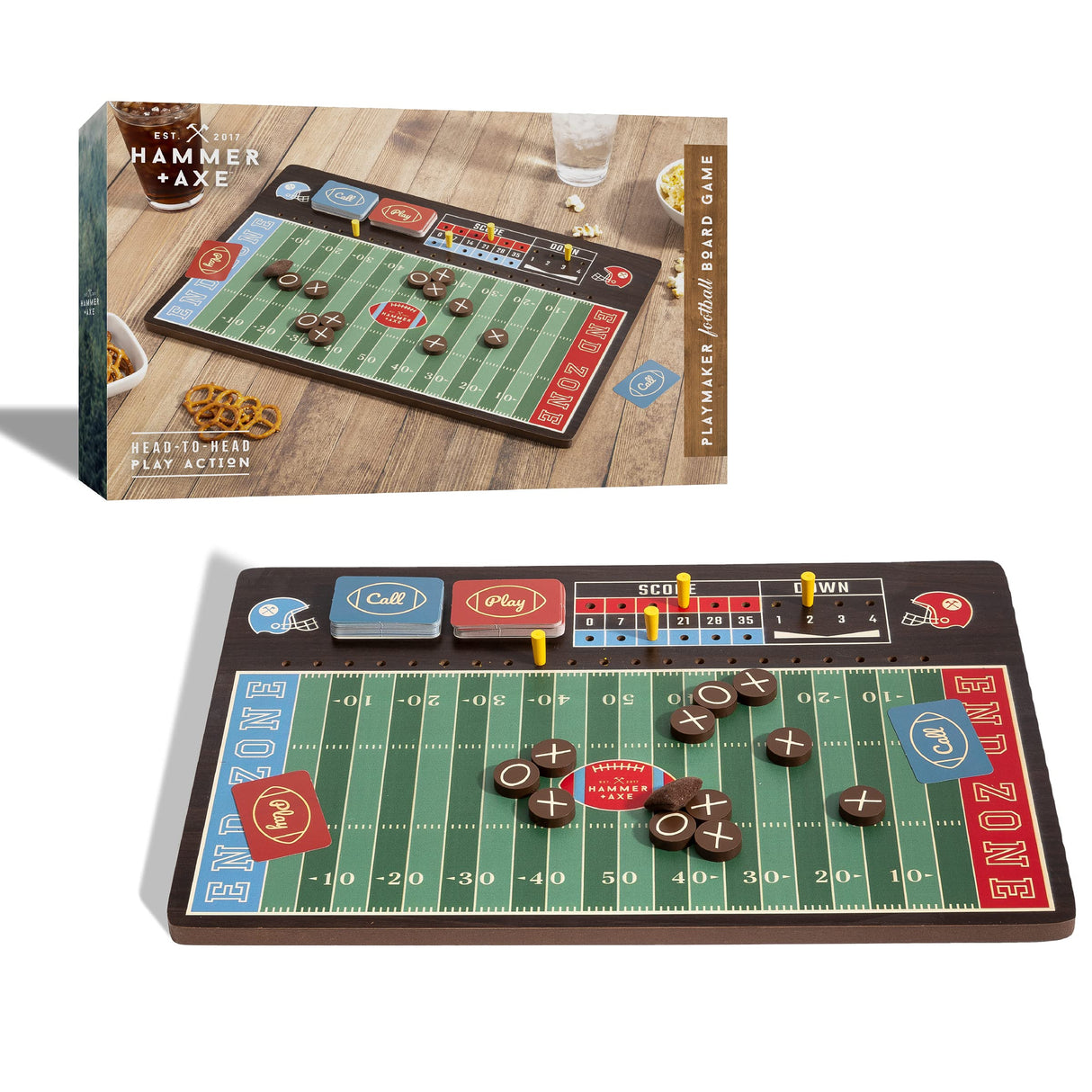 Hammer + Axe Football Playmaker Board Game