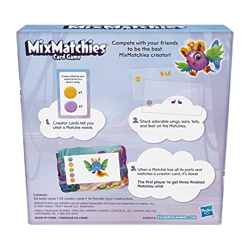 Hasbro Gaming MixMatchies Card Game Hasbro Gaming