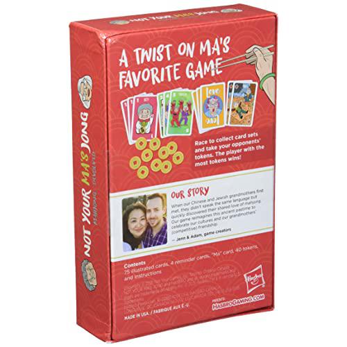 Hasbro Gaming Not Your Ma's Jong, A Fast-Paced Card Game