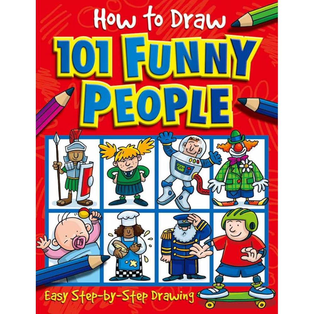 How To Draw 101 Funny People (How To Draw) By Barry Green, Dan Green