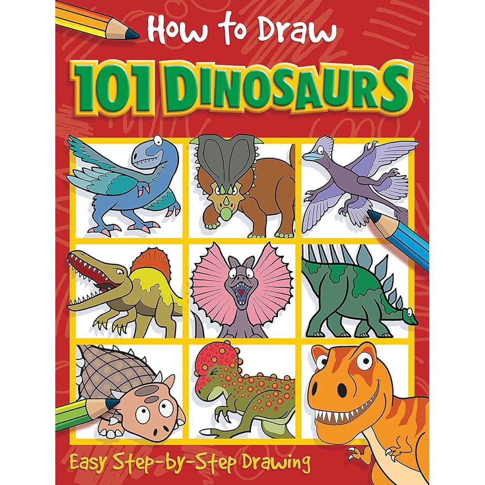 How to Draw 101 Dinosaurs Nat Lambert, Barry Green