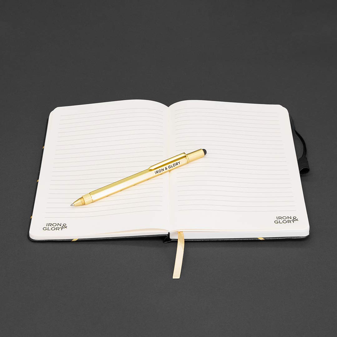 Iron & Glory PU Leather Notebook Gift Set with Pen Iron And Glory
